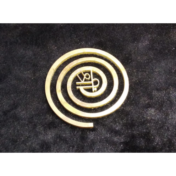 Спираль для коррекции Васту (круг, бронза)